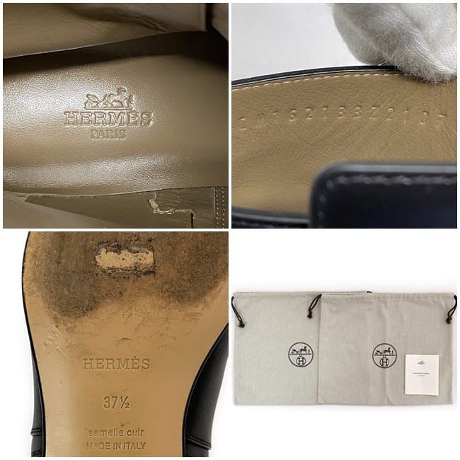 Hermes Short Boots Black Silver Hardware Kelly