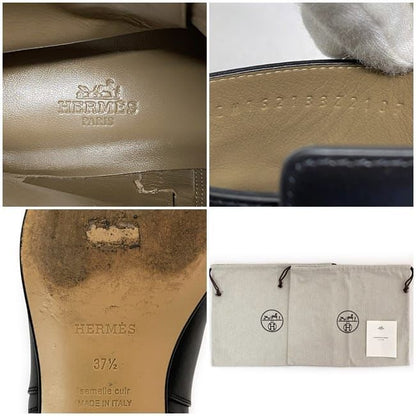 Hermes Short Boots Black Silver Hardware Kelly