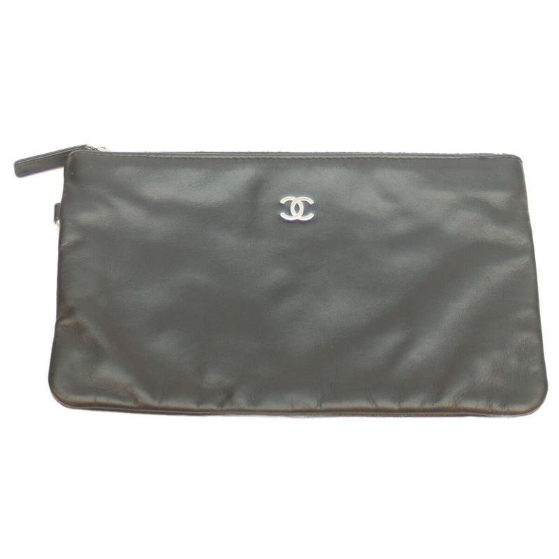 Chanel As3262 Black Shiny Calf Svhardware Chanel 22 Large Shoulder Bag Silver