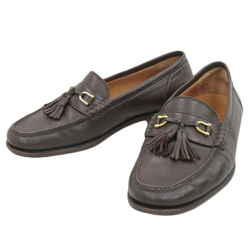 Gucci 90's Tom Ford Period Vintage Hand Sewn Tasseled Horsebit Loafer 41 1 2