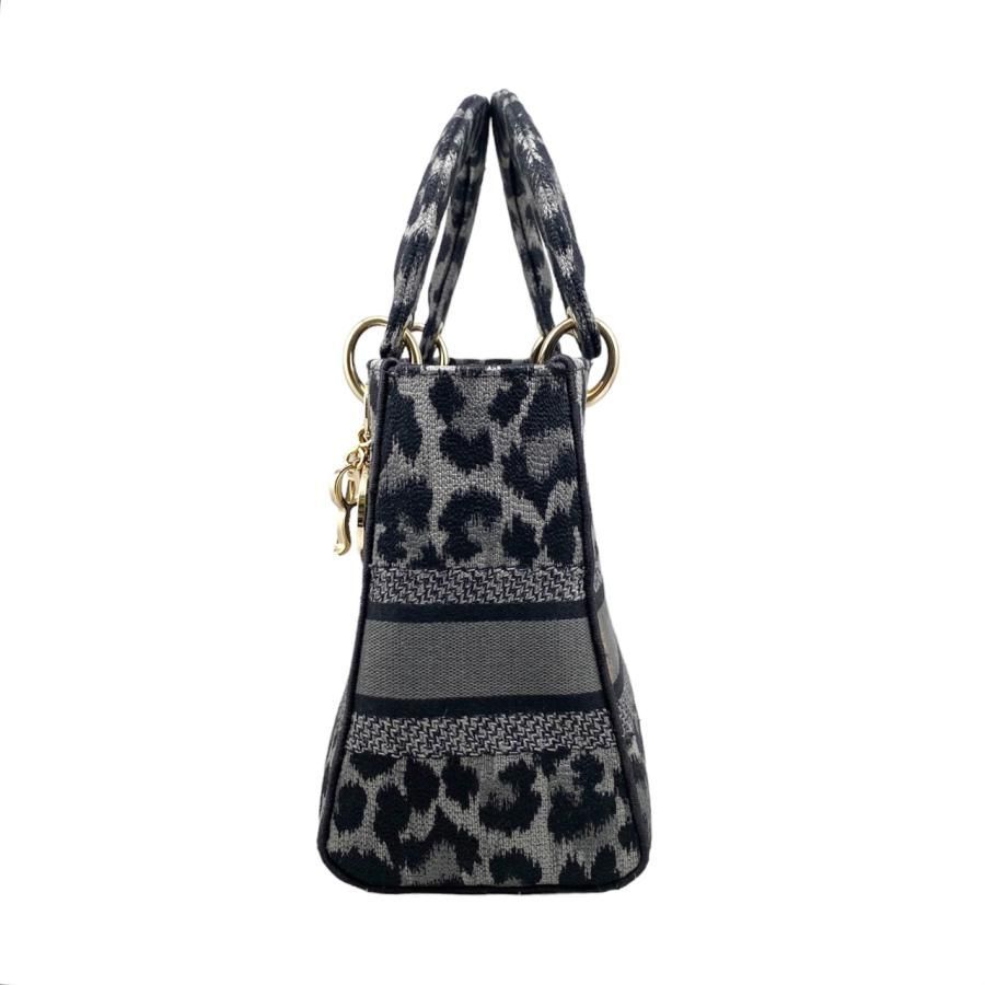 Christian Dior Handbag Shoulder Bag Lady D-lite Medium Bag M0565orhm Leopard