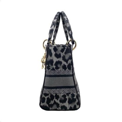 Christian Dior Handbag Shoulder Bag Lady D-lite Medium Bag M0565orhm Leopard