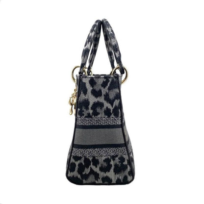 Christian Dior Handbag Shoulder Bag Lady D-Lite Medium Bag M0565orhm Leopard