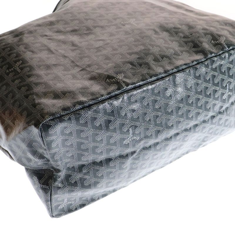 Goyard Saint Louis GM Gray PVC Tote Bag