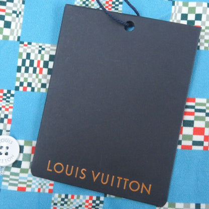 Louis Vuitton 21SS Distorted Damier 100% Cotton Total Pattern Open Collar