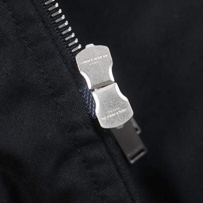  Saint Laurent Paris 486134 Checkered Lined Elbow Patch Cotton Double Zip Up