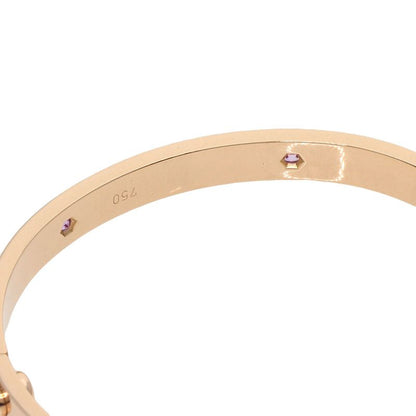 Cartier Love Bracelet With Pink Sapphire Driver #16 Bracelet 18K Pink Gold