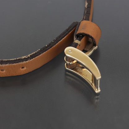 Cartier Love Leather Bracelet 18K Yellow Gold Box E1865