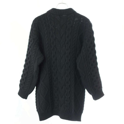 Celine Wool Cashmere Cable Knit Sweater 2a614374d Black S