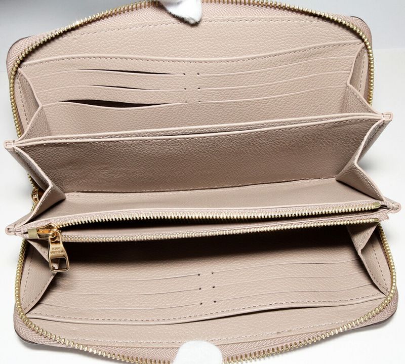 Louis Vuitton Round Zipper Long Wallet With Change Pocket Monogram Empreinte