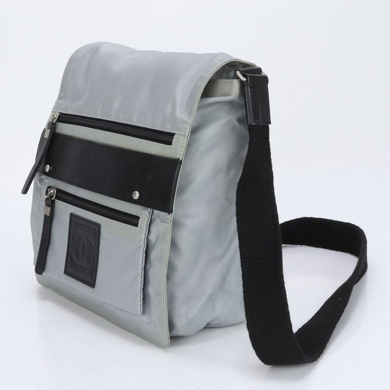 Chanel Authenticity Card With Serial Seal Sport Leather Shoulder Bag Crossbody