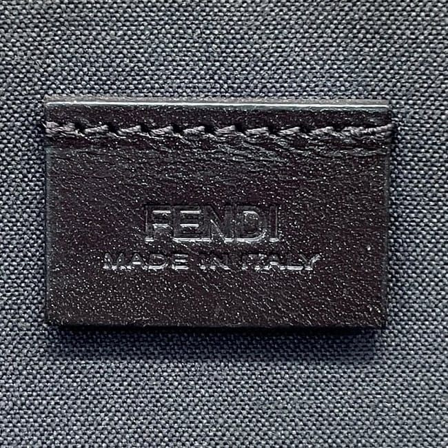 Fendi Round Zipper Long Wallet Brown Zucchino 8m0024