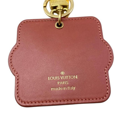 Louis Vuitton Bag Charm Porte Cles Animal Face M68217 Vernis Enamel Leather