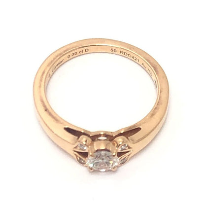 Cartier Ring - Ballerina Solitaire 18K Pink Gold Gold