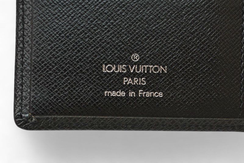 Louis Vuitton Bifold Wallet Billfold Louis Vuitton Foldable Wallet Taiga Ardoise