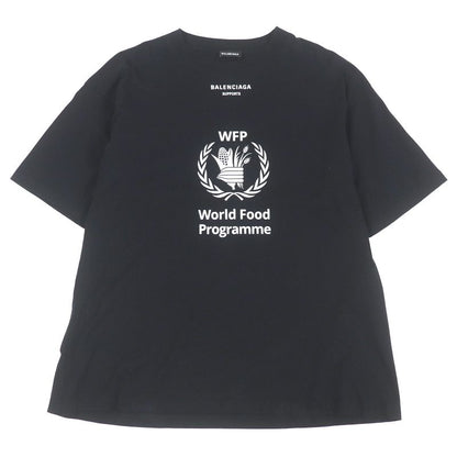 Balenciaga 541874 100% Cotton World Food Programme Logo Print Oversized Short