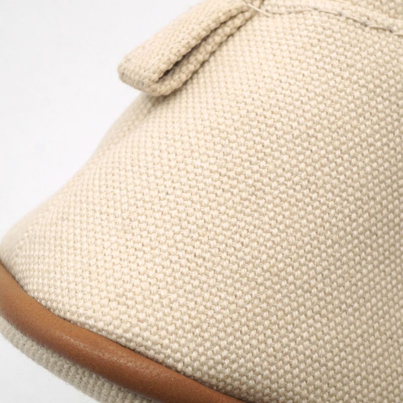 Hermes Bolide Pouch Mini Pouch Bag Canvas Leather Beige Brown Svhardware