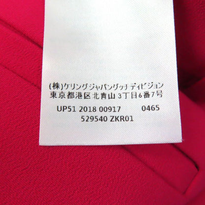 Gucci 529540 Waist Floral Center Press Cropped Pants With Shell Logo Button