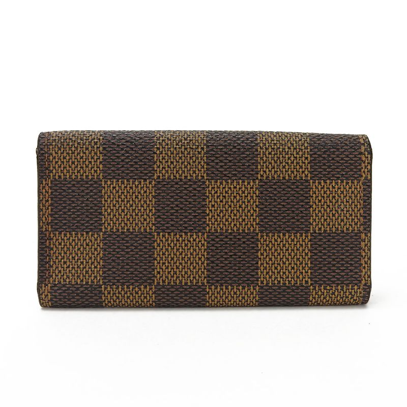 Louis Vuitton Key Case Multicles 4 N62631 Damier Canvas Brown - 4 Small Items