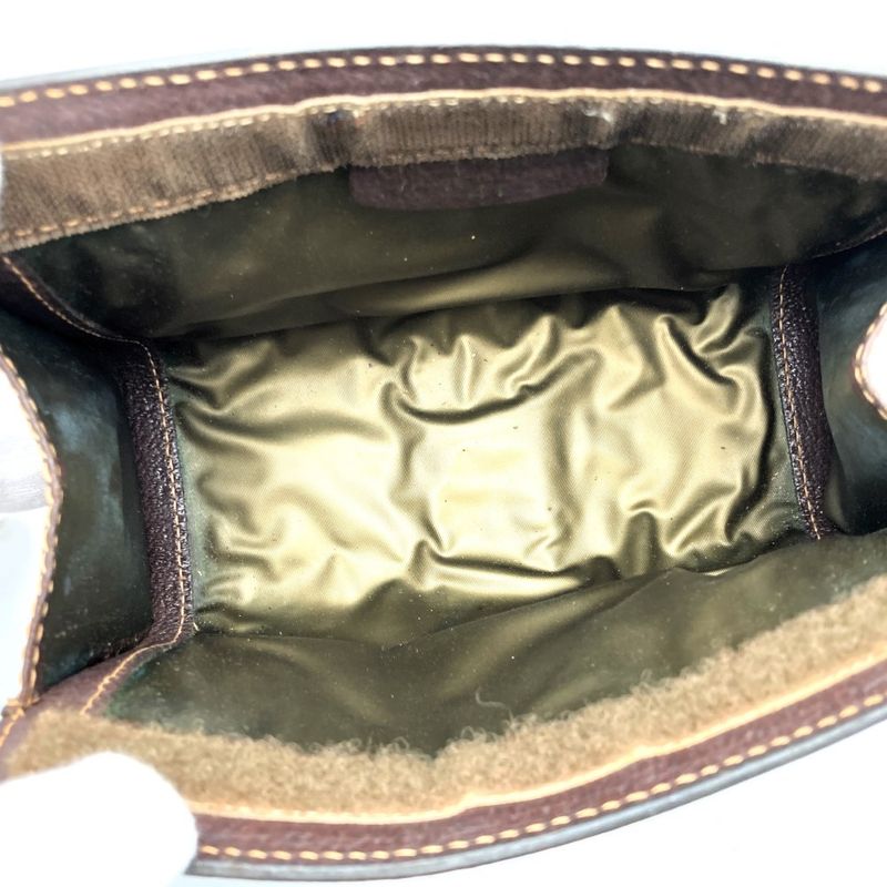 Gucci Parfum Sherry Line Pouch PVC Brown Women's Fashion Accessories