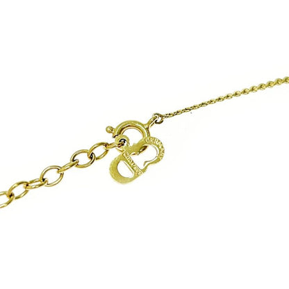 Christian Dior GP Rhinestone CD Logo Necklace Women 336148 Necklace