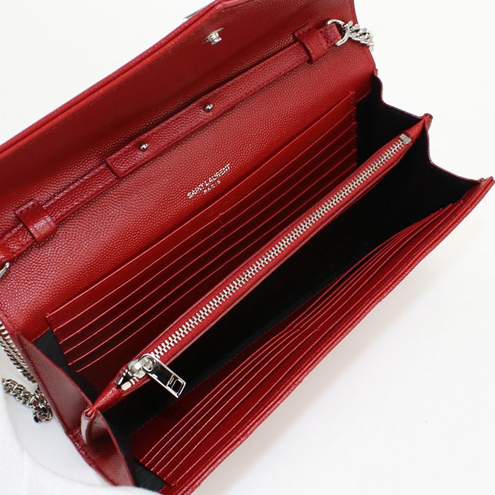 Saint Laurent Classic Cassandra Sl90027 Chain Wallet Calf Classic Chain Wallet