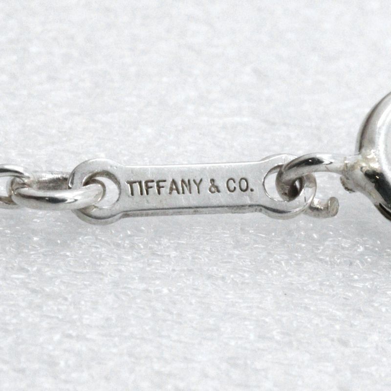 Tiffany & Co Open Heart Elsa Peretti 925 Silver Ladies 4.8g Necklace