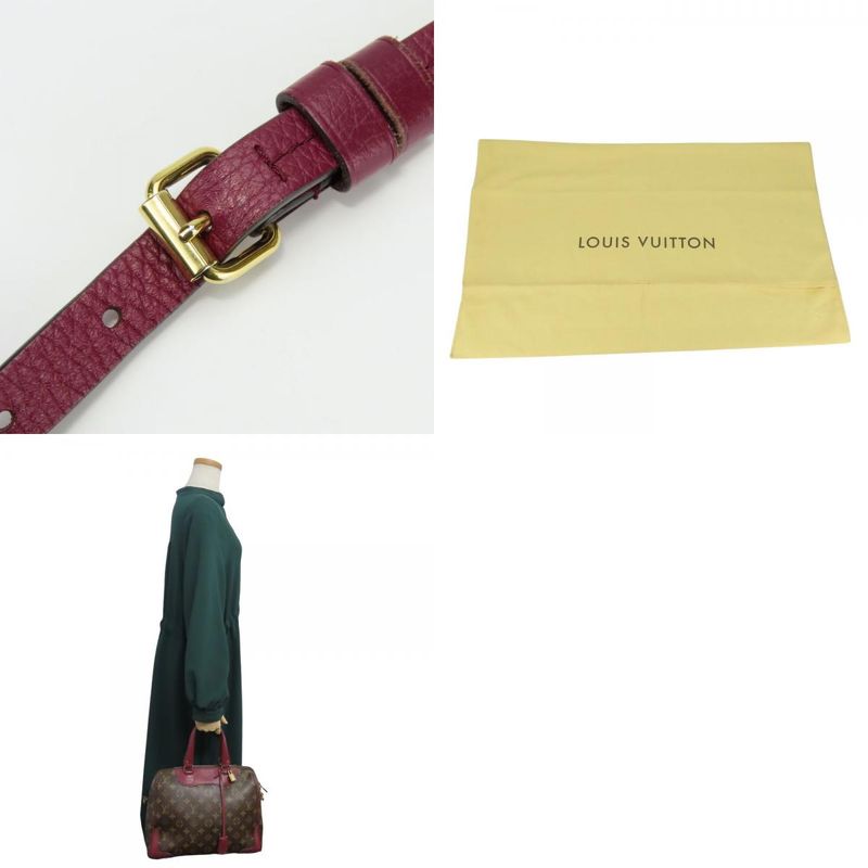 Louis Vuitton Handbag Retiro M40545 Monogram Leather Brown Aurore Gold Hardware