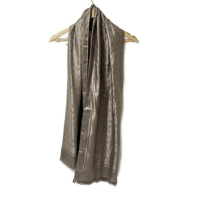 Bvlgari Stole (shawl) - Grey-beige Logomania Silk