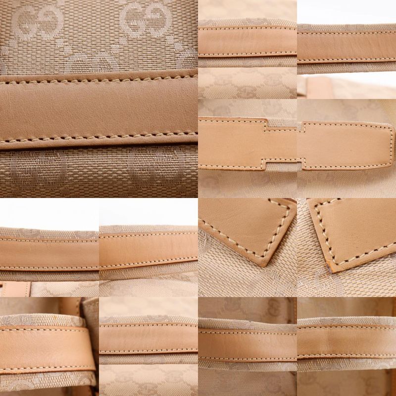 Gucci Backpack 003.0242 GG Canvas Beige Women's Backpack/daypack