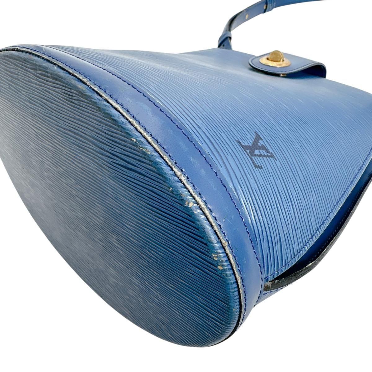 Louis Vuitton Epi Shoulder Bag Cluny Blue