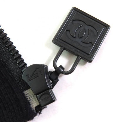 CHANEL Vintage 09P P35275 Coco Mark Hardware Back Logo Lamb Leather Zip Up