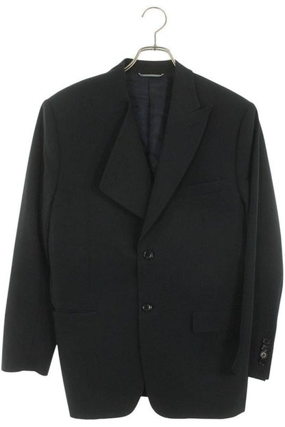 Dior 023c264a4739 Asymmetrical Collar Virgin Wool Tailored Jacket Men's 48