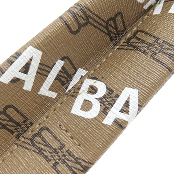 Balenciaga 2way Bag Large Shopping Bag Coated Canvas Leather Brown Gold