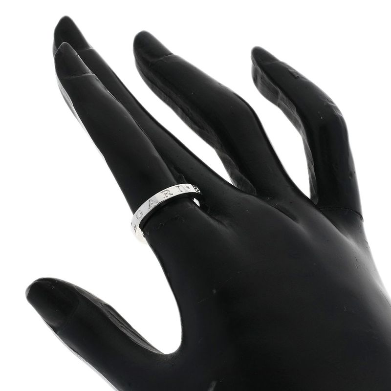 Bvlgari Bulgari Double Logo #50 Ring - Pt950 Ladies