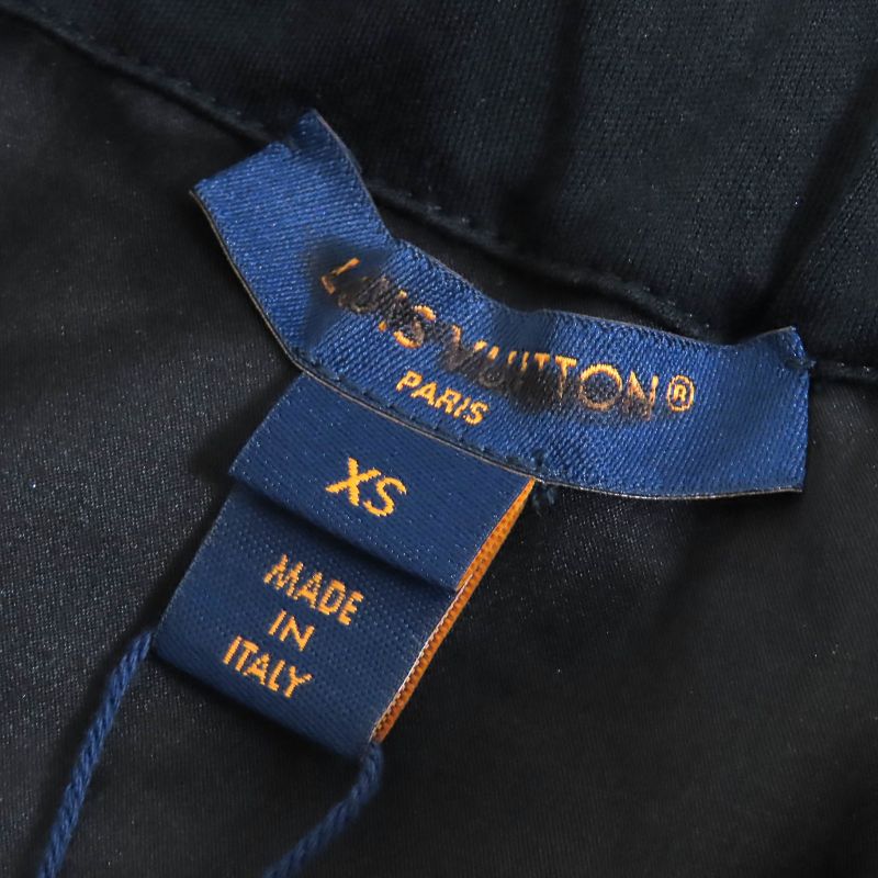 Louis Vuitton 23SS LV Logo Plate Pocket Design Lamé Knit Mini Skirt Silver XS