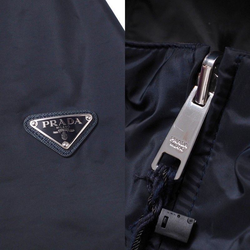 Never UsedMade In 2022Prada Jacket Size 58 Cotton Reversible Jacket Hoody