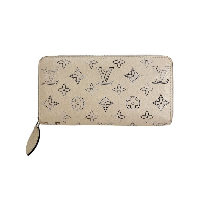 Louis Vuitton M61868 Monogram Mahina Round Zipper Zippy Wallet Long Wallet
