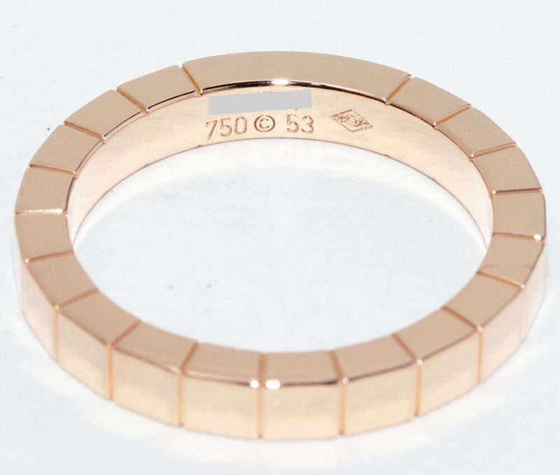 Cartier Rings 18K Pink Gold Lanier Ring Width 3mm (012in) B40483