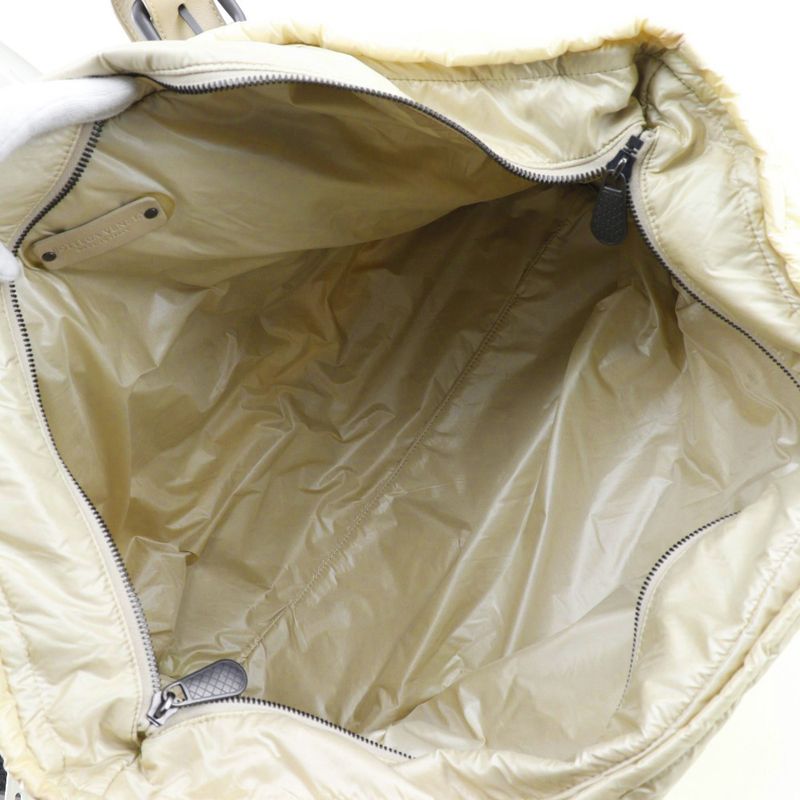 Bottega Veneta Bottega Veneta Spinnaker Intrecciato Nylon Gold Beige Women's