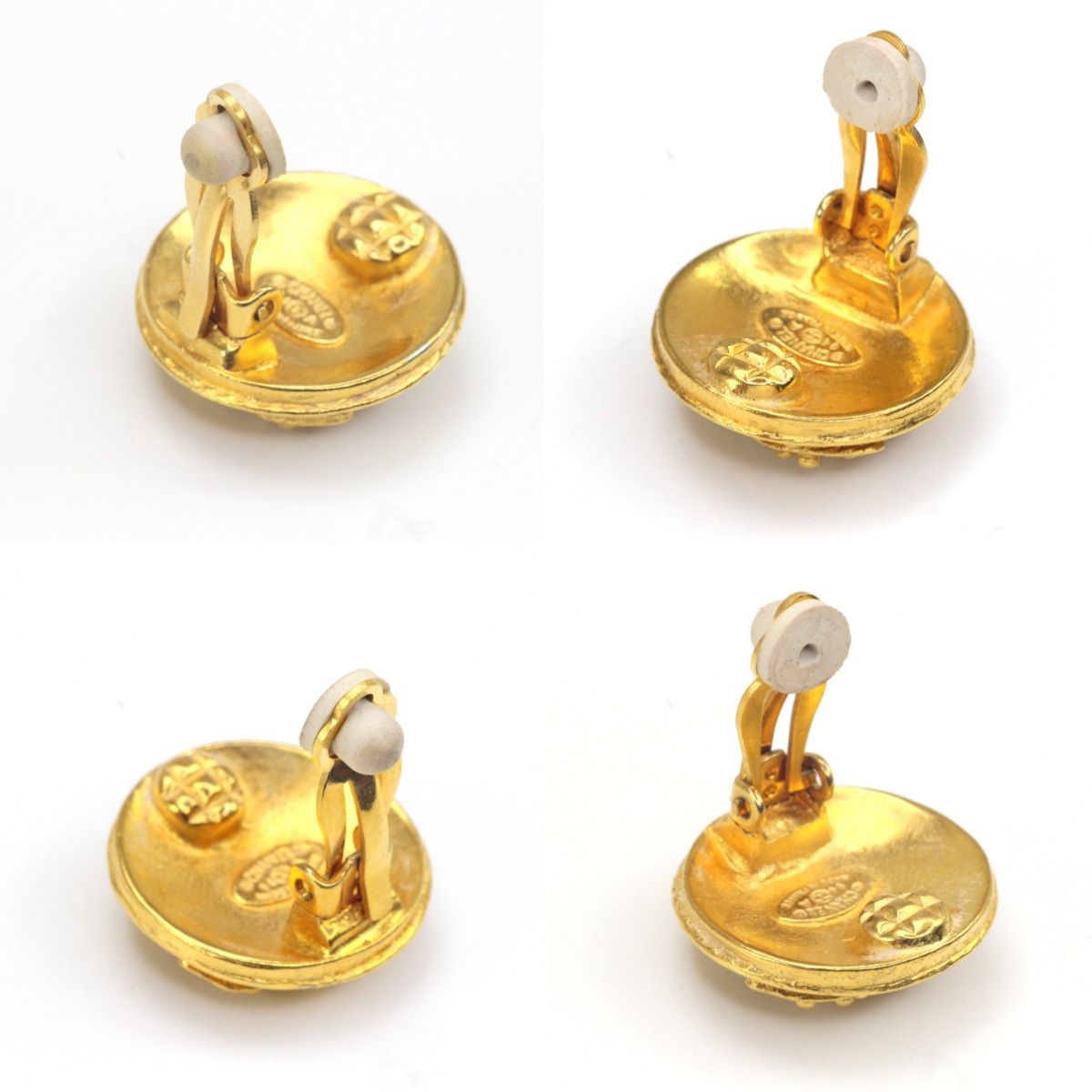 Chanel Round Coco Mark Gold