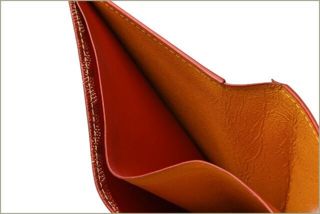 Goyard Wallet Goyard Fold Wallet Card Case Herringbone Red