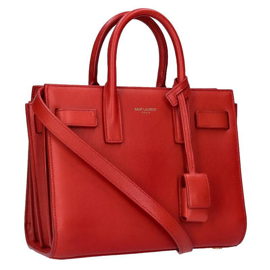 Saint Laurent Paris 340778 Sac De Jour Nano Leather 2WAY Handbag Women