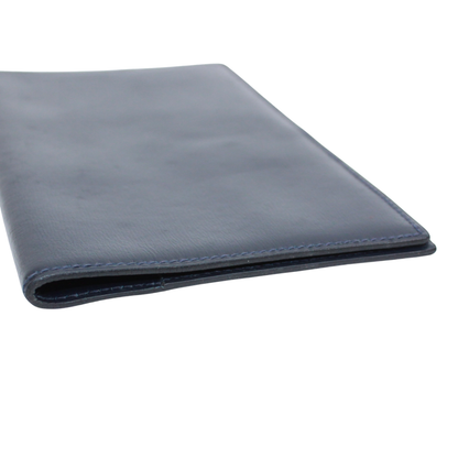 Hermes Notebook Cabas - Leather Navy Wallet (other)