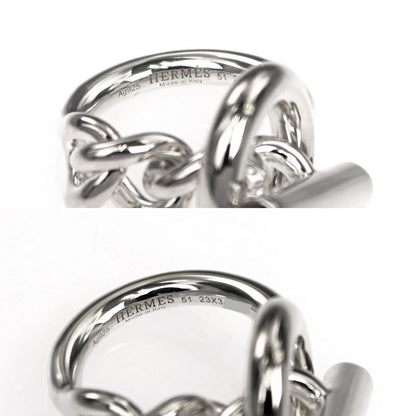 Hermes Ring Echape Croisette Size 51 Ag925 Silver - Accessories - Ring