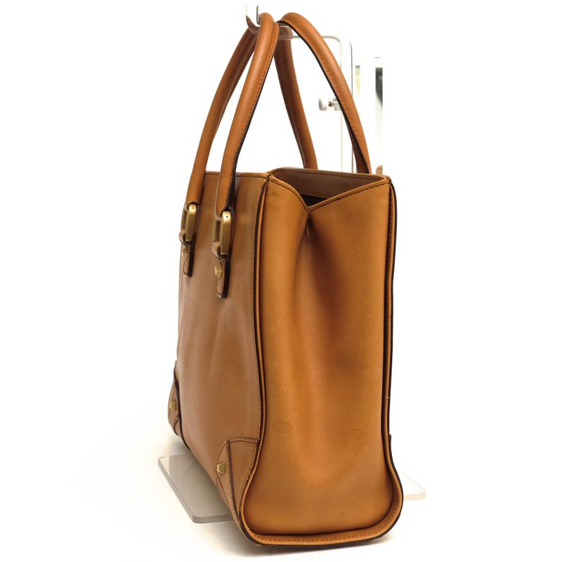 Gucci Bag Tote Bag Handbag Ladies Women Leather Genuine Brown 120895 Unisex