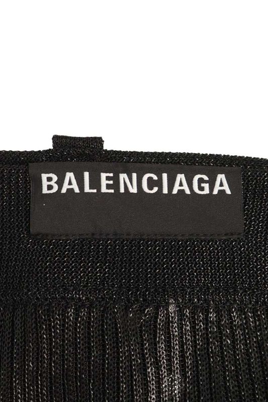 Balenciaga 23AW 745461 T6219 Waxed Cotton Long Pants Men's S