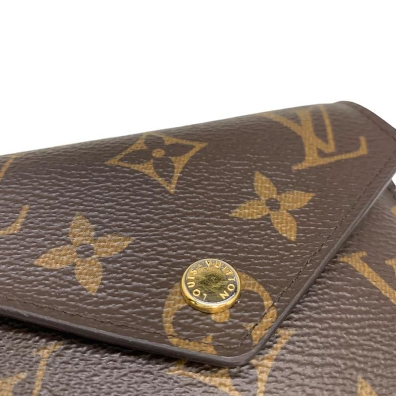 1352 Louis Vuitton Wallet Portefeuille Victorine M62472 Monogram Gold Hardware