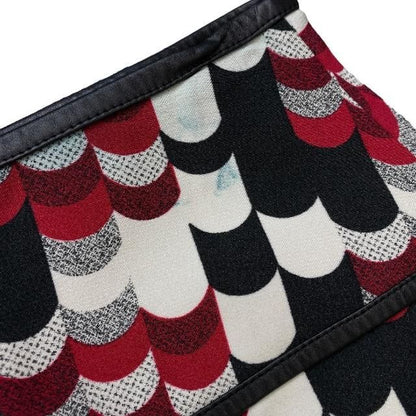Prada Skirt Bottoms Knee-length Skirt Total Pattern Rayon Multicolor [size 38]