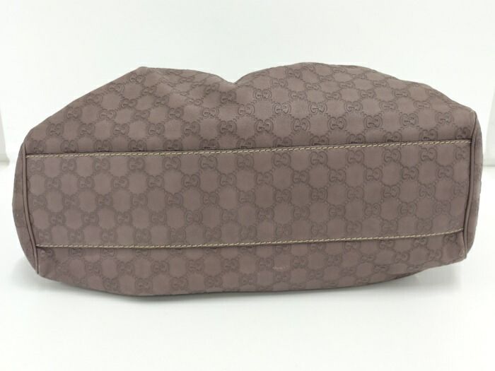 Gucci Sookie Handbag Leather Purple 211943